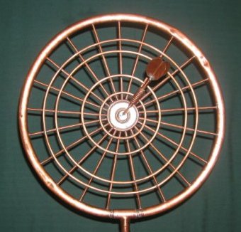 dartboard copper sprinkler