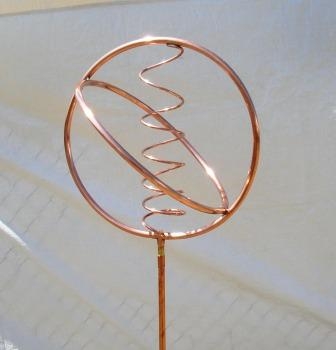 spiral in a loop copper sprinkler