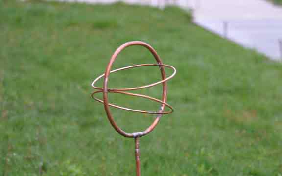 triple copper hoop ring sprinkler